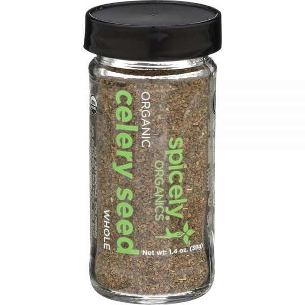 Spicely Organic 셀러리 씨앗 39.7g (1.4온스) 글루텐 프리 인증 미국 574884 : seoyeongshop