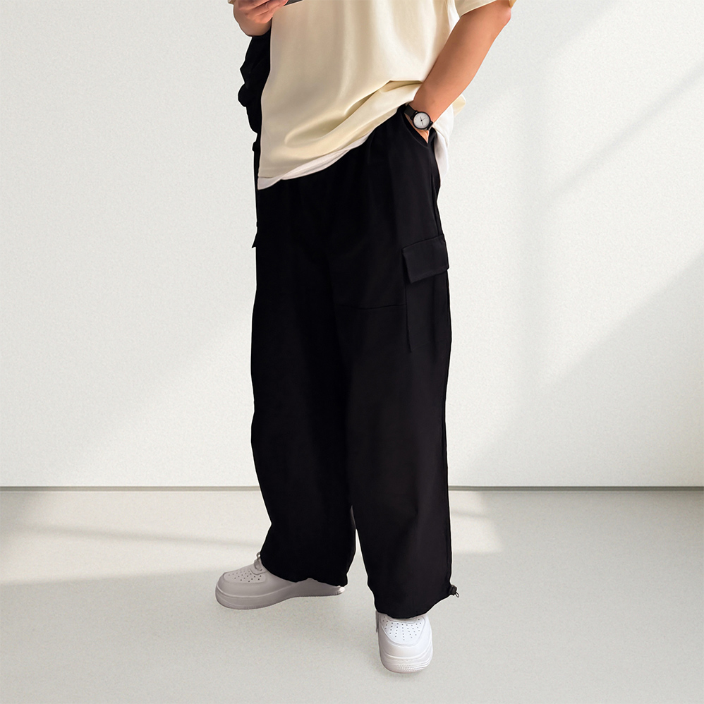 1+1 벌룬팬츠 남자버뮤다팬츠 건빵바지 - 상세 이미지 3