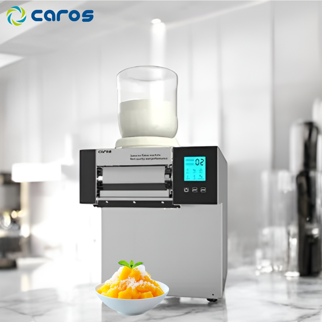 눈꽃빙수기 우유빙수기계 캐로스 업소용 카페빙수기 팥빙수 설빙 200kg 수냉식