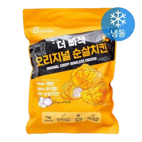 상신 더 빠삭 오리지널 순살치킨 (냉동), 1kg, 1개 one option : 놀이터유통