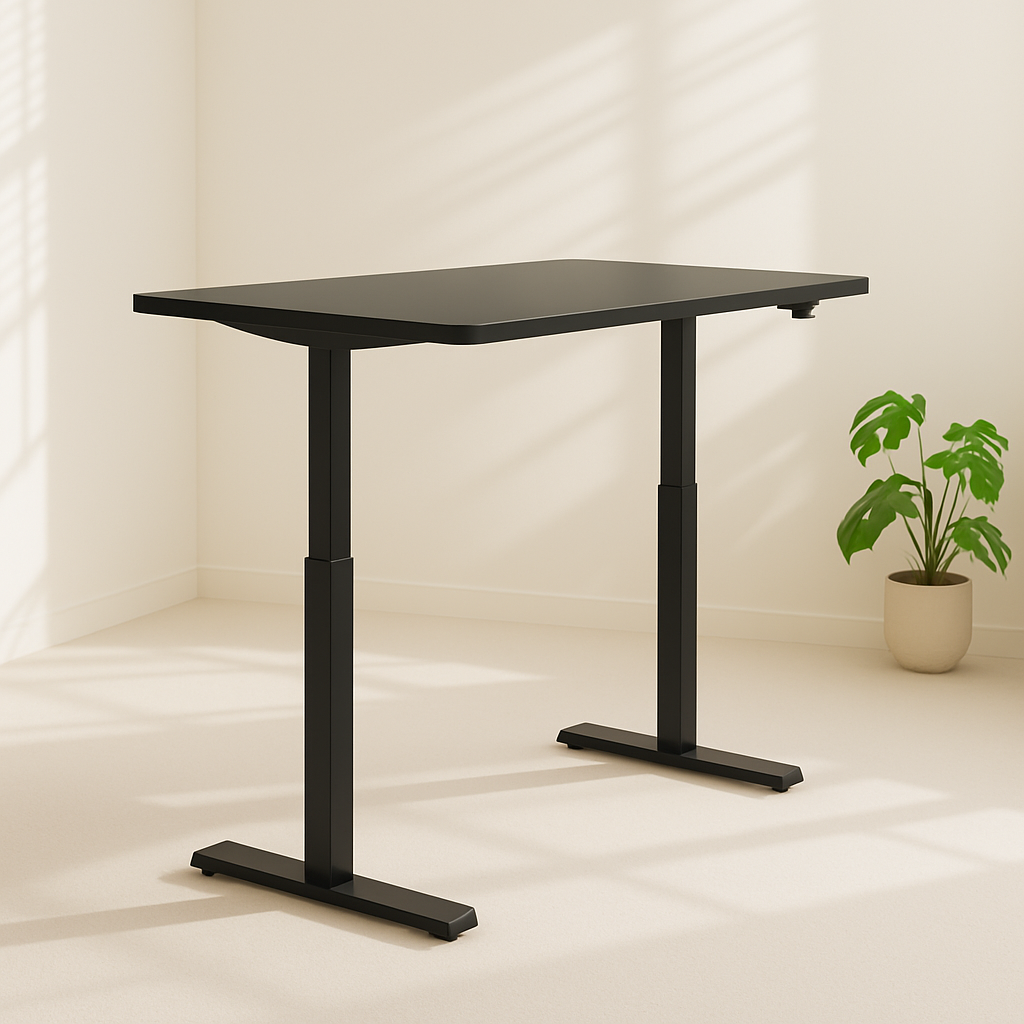 모션데스크 높이조절 책상 스탠딩 책상 스탠드 화이트 전동