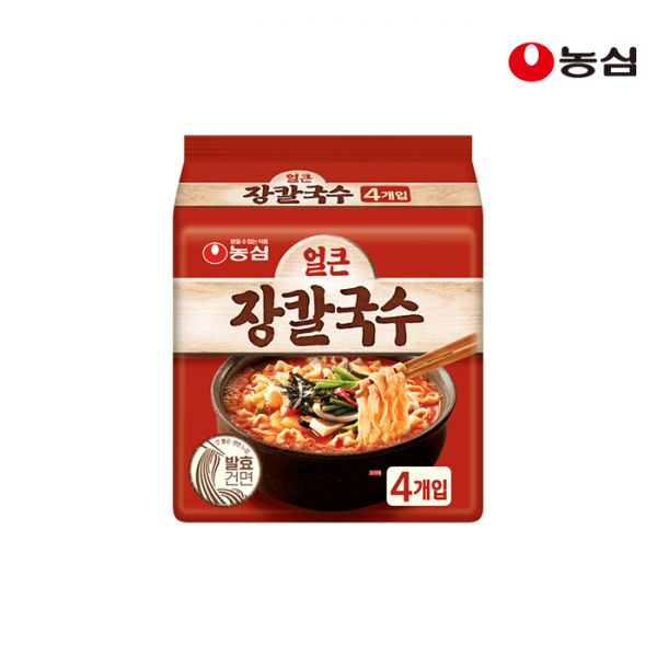 농심 얼큰장칼국수 (103g X 4개) : 올백샵