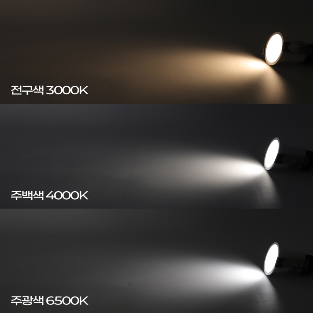 LED COB 확산형 5CM(2인치) 다운라이트 매입등 매립등 5W, 주광색 이미지 6