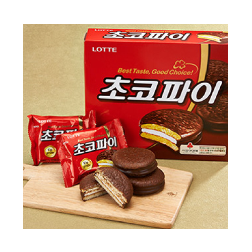 롯데 초코파이 480g 8개 대용량 1박스 : 바삭바삭과자몰