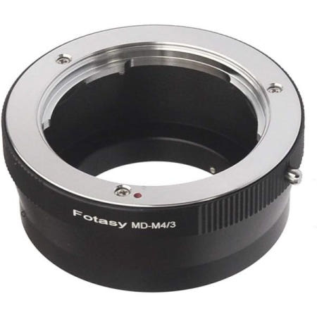 Fotasy [해외]Fotasy Minolta MD Rokkor Lens to M43 MFT Adapter, Compatible with Panasonic GM5 G9 GF90 GH5s GH5