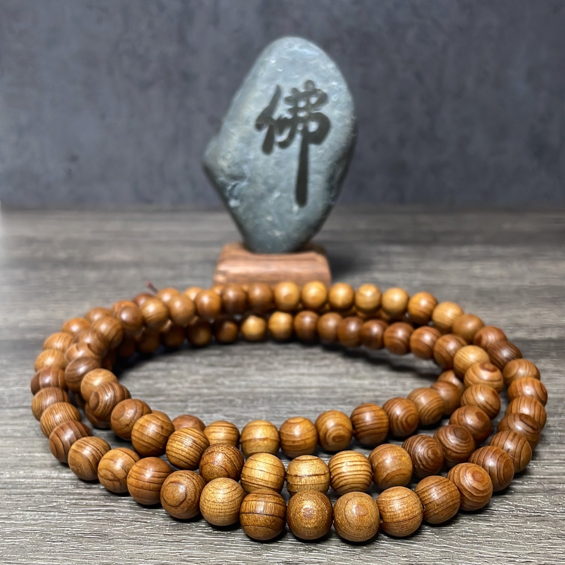 108염주 불교 나무 염주 팔찌 10mm 소원성취 108배 이미지 3