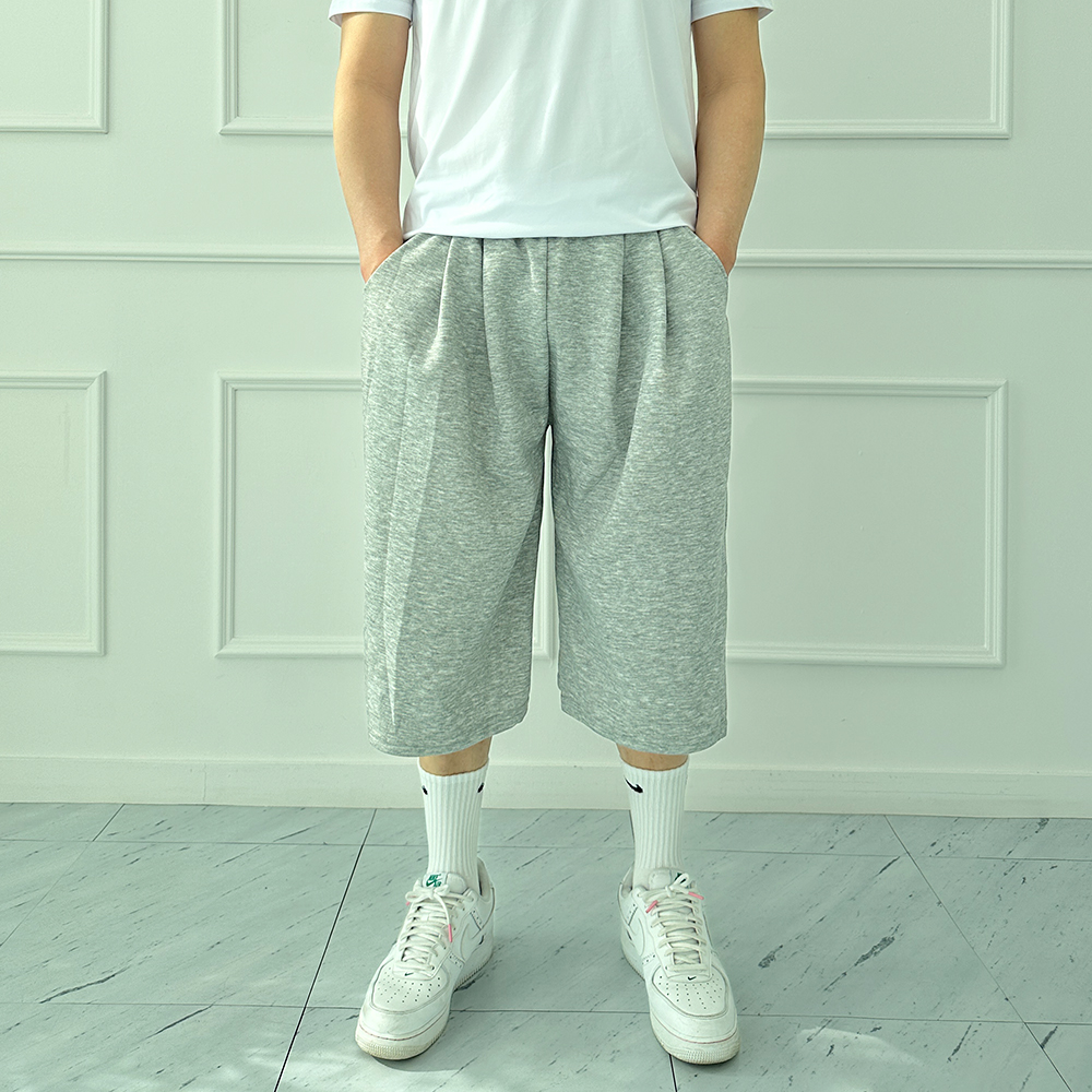 남자버뮤다팬츠 7부반바지 트레이닝반바지 - 상세 이미지 3