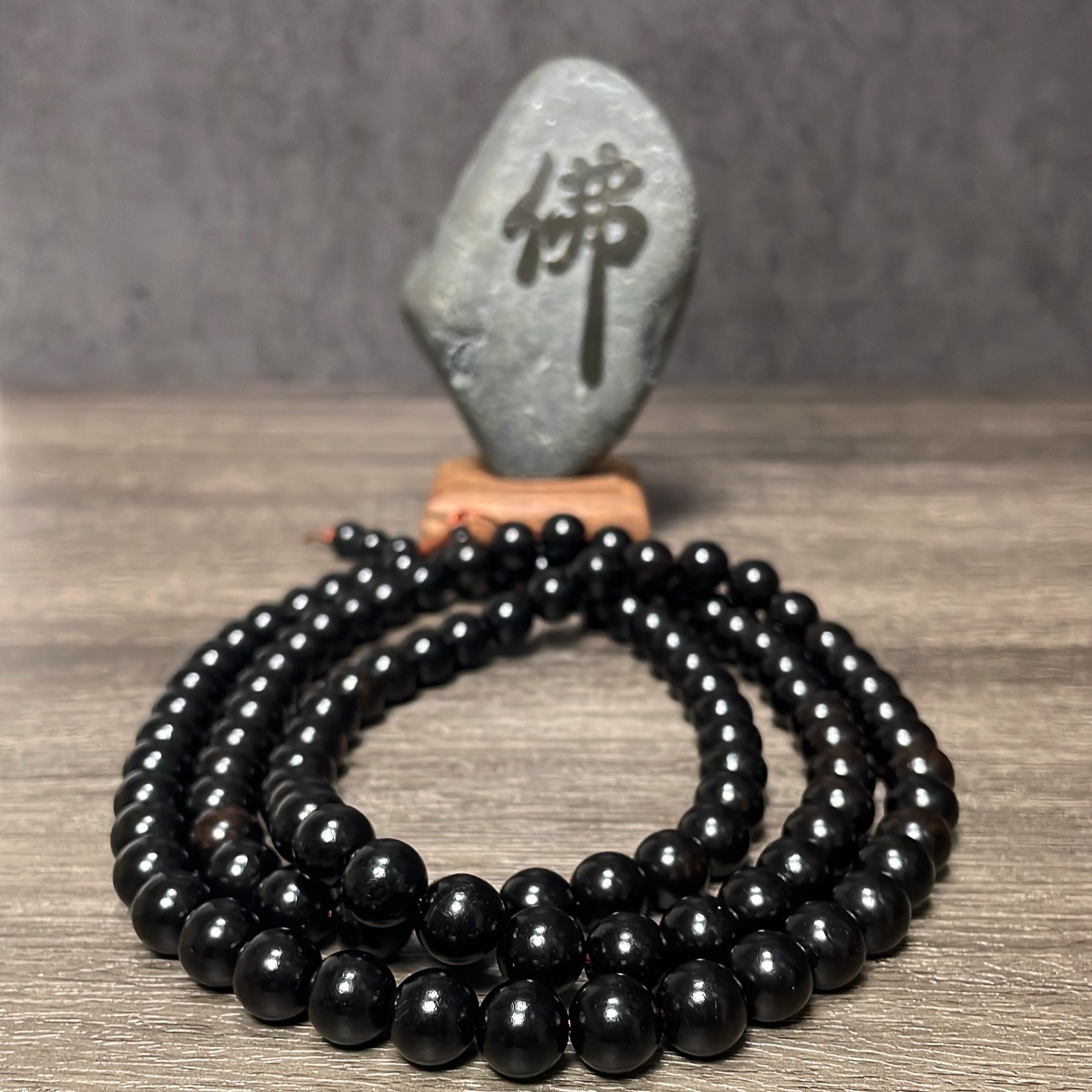 108염주 불교 나무 염주 팔찌 10mm 소원성취 108배 - 상세 이미지 2