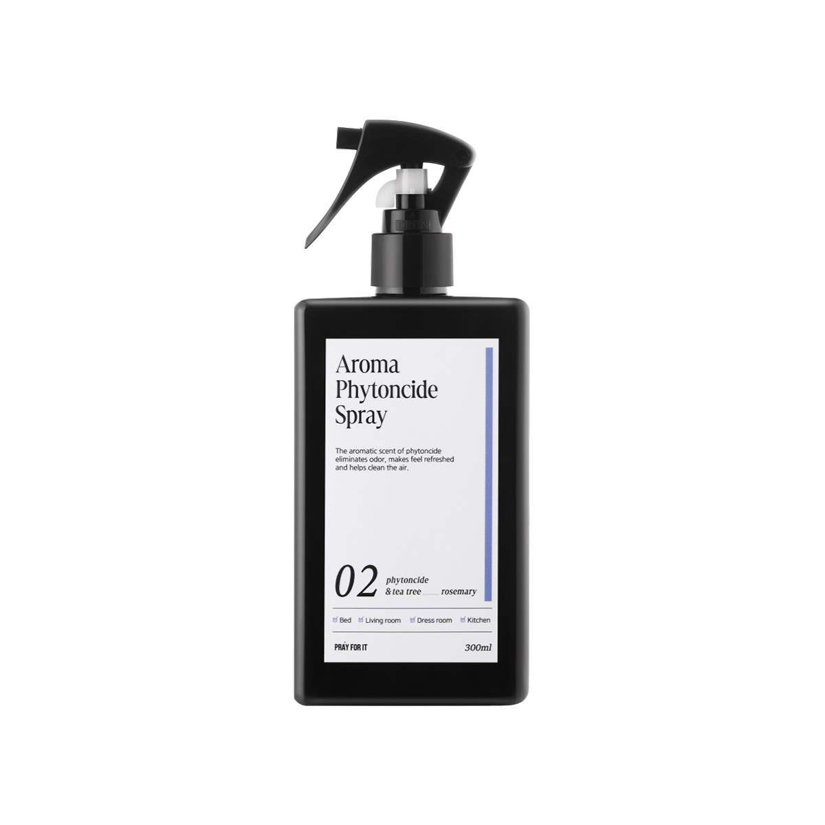 아로마 피톤치드 300ml 천연오일 룸스프레이 섬유탈취제 필로우미스트 패브릭퍼퓸 홀애비냄새