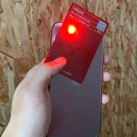 자체제작 몰래 카메라 몰카 불법 촬영 도촬 탐지 찾기 감지 셀로판 필름 레드 카드 안심 탐지기 캠 디텍터