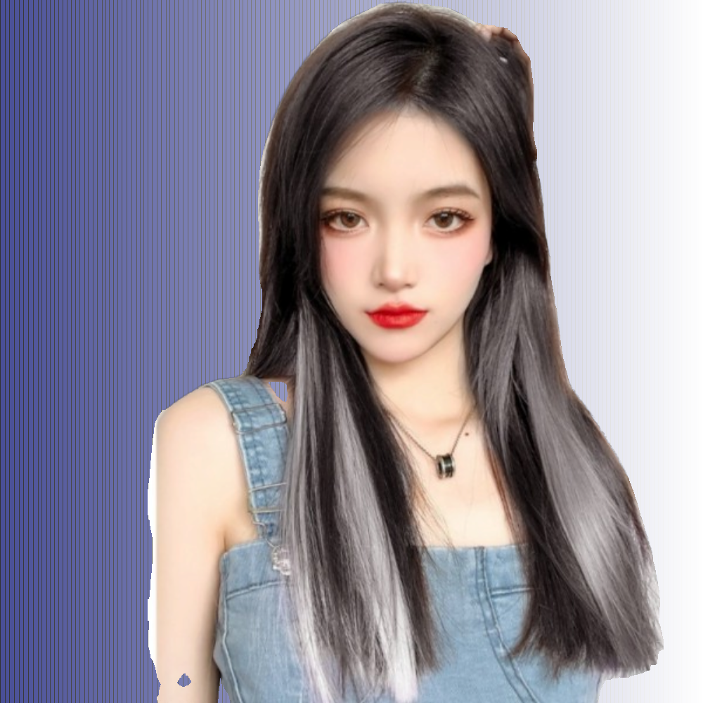붙임머리 헤어피스 브릿지 부분 가발 : 달콤한손길