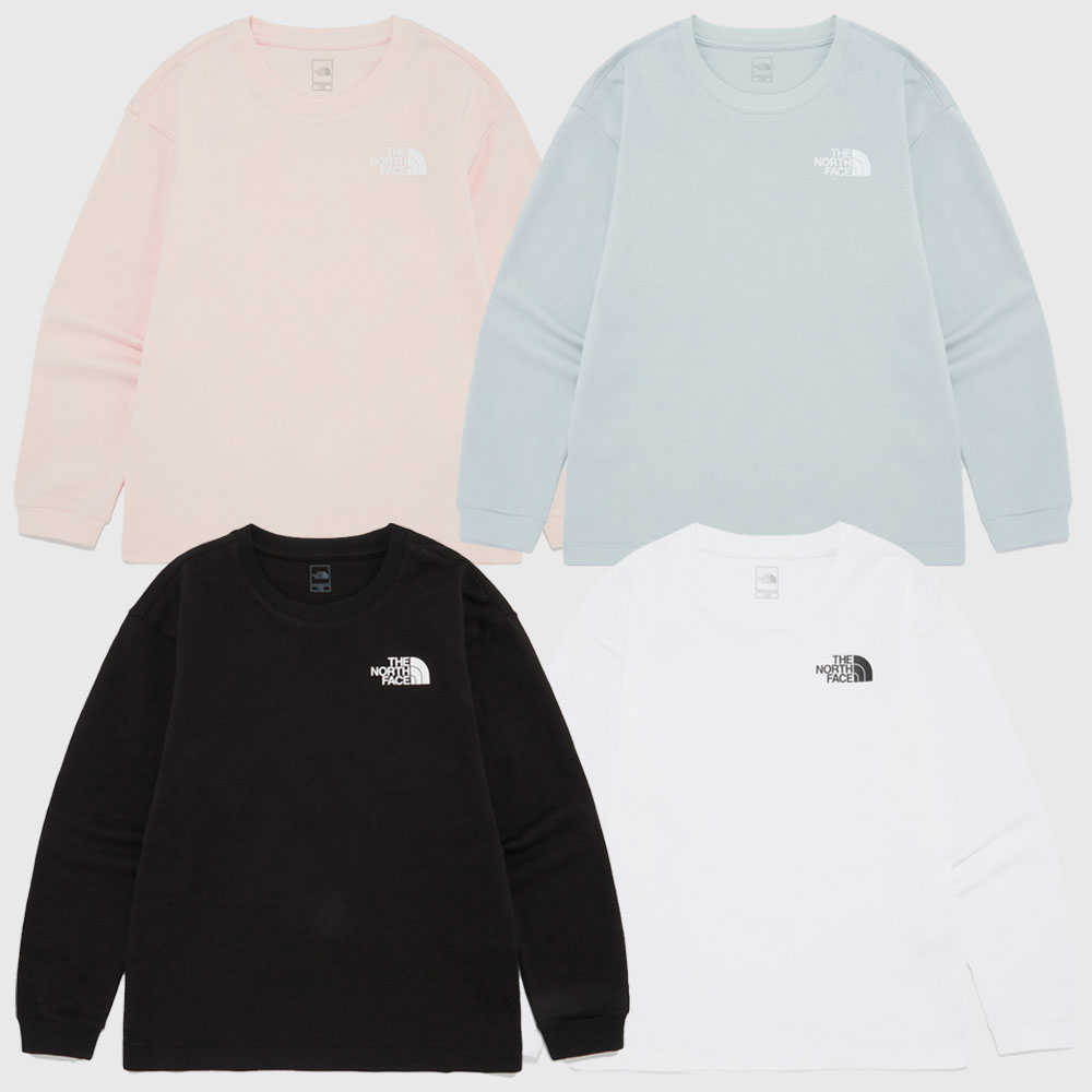 노스페이스 키즈 긴팔티 아동 주니어 초등학생 기본 티셔츠 NT7TR02S