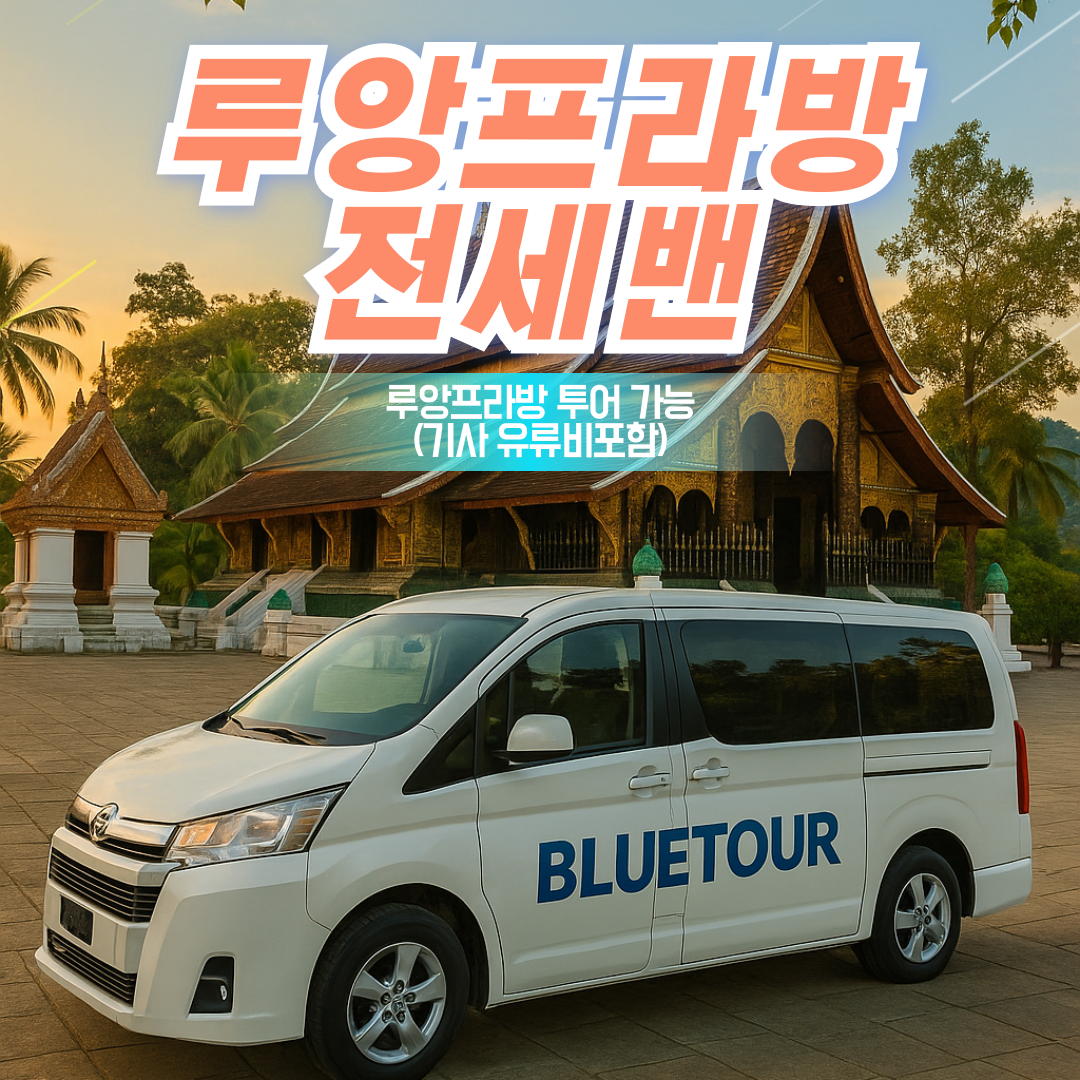 루앙프라방 전세밴 투어차량 기사포함 - 상품 이미지
