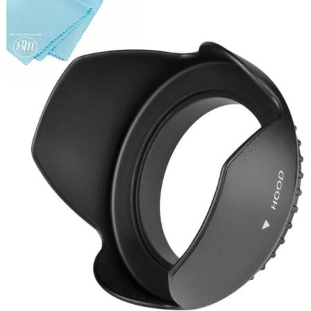 [해외]40.5mm Tulip Flower Lens Hood for Sony ZV-E10, Alpha A5000, A5100, A6000, A6300, A6400, A6500, N