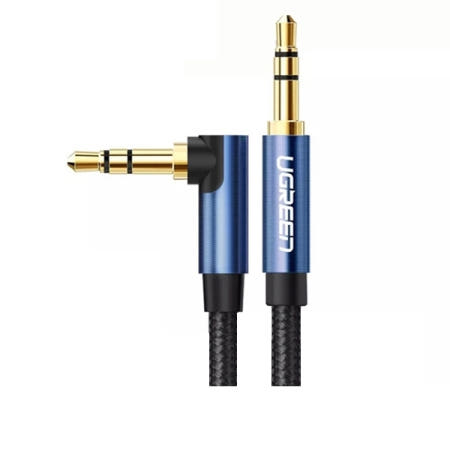 Ugreen U-60178 스테레오 AUX 케이블 0.5m (90˚꺾임)