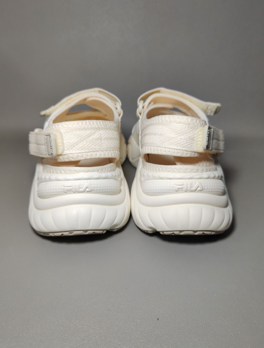휠라 FILA 우먼스 메리제인 샌들 크림 베이지 T12W321401FAO 이미지 7