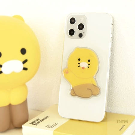 폰꾸미기 스탠드톡라이언 핸드폰그립 춘식이 스탠드톡