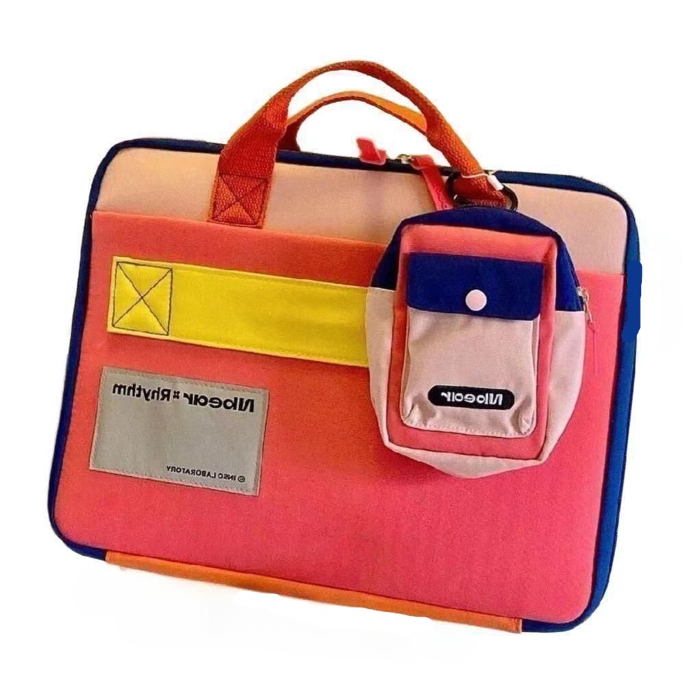 노트북 가방 아이패드 맥북 감성 파우치 14인치 멀티포켓 체리블라썸