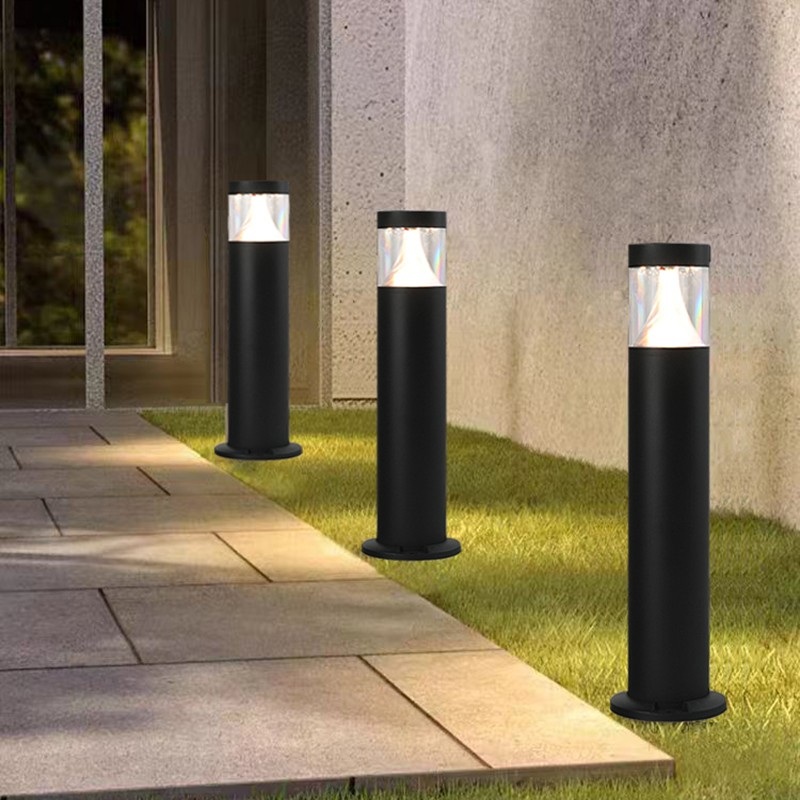 LED 잔디등 태양열 정원 조명 문주등 야외 공원 벤치 알루미늄 1종 60cm - 상세 이미지 3