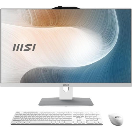 MSI [해외]MSI 모던 AM272P AIO 데스크톱: 27인치 FHD, 인텔 코어 7-150U, 32GB 메모리, 1TB M.2 NVMe SSD, WiFi 6E, BT 5.3, Win