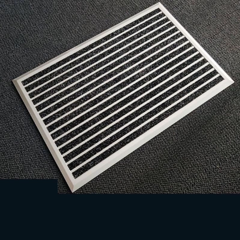 현관 신발털이 철매트 출입구 철망 발판 검정 알루미늄 합금 90x60cm