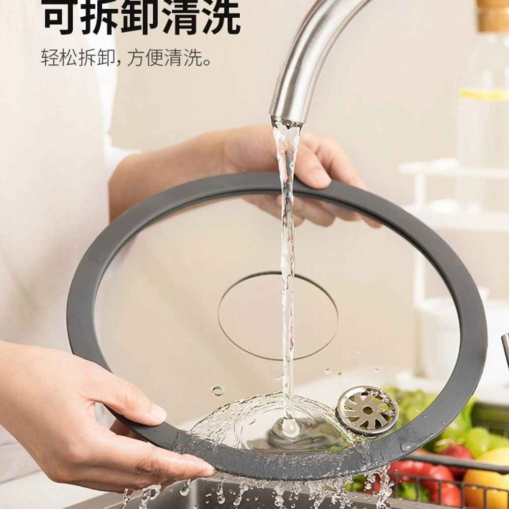회전후라이팬 자동후라이팬 자동 그레이 삼겹살 볶음 냄비 이미지 6