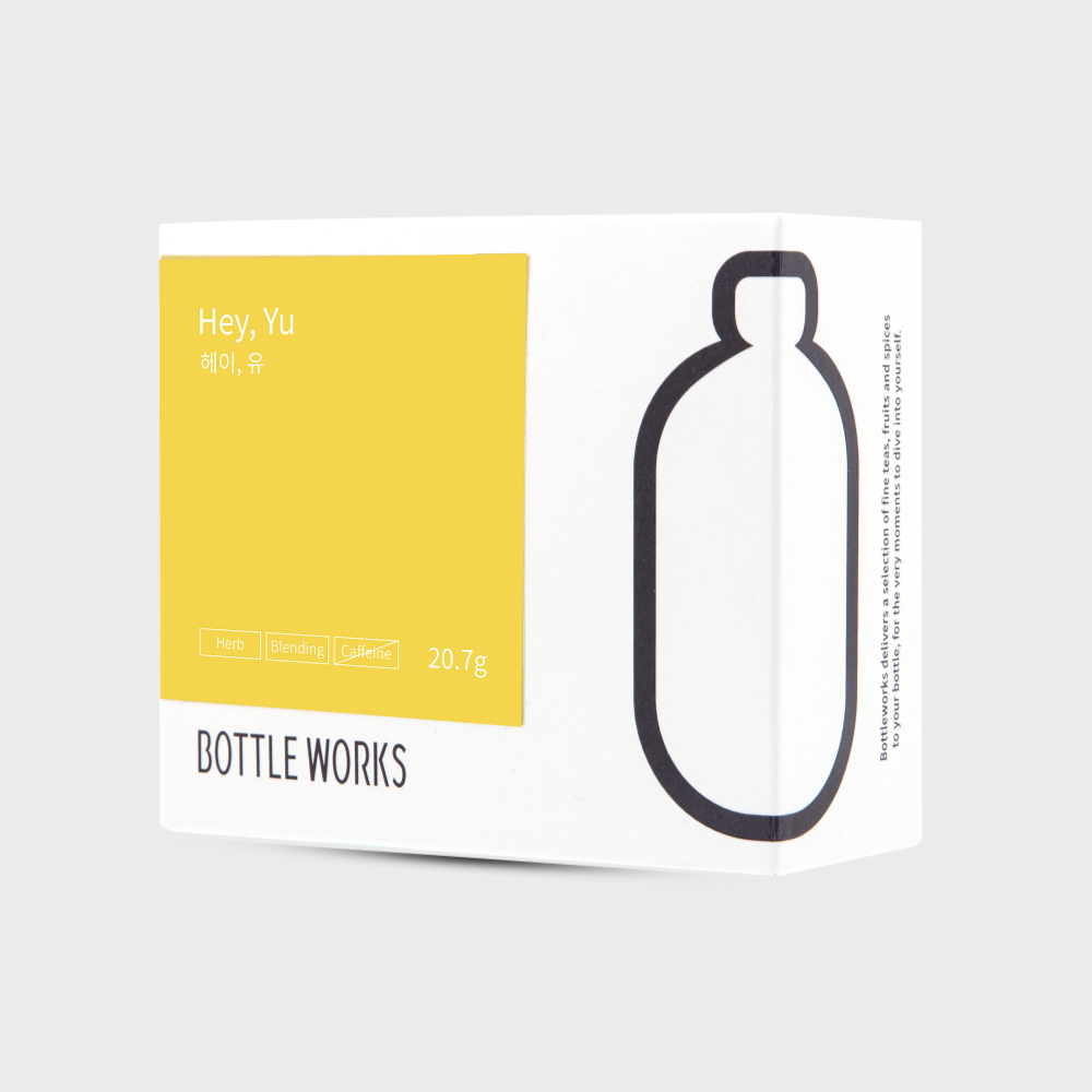 보틀웍스 헤이유 유자차 모과차 9티백