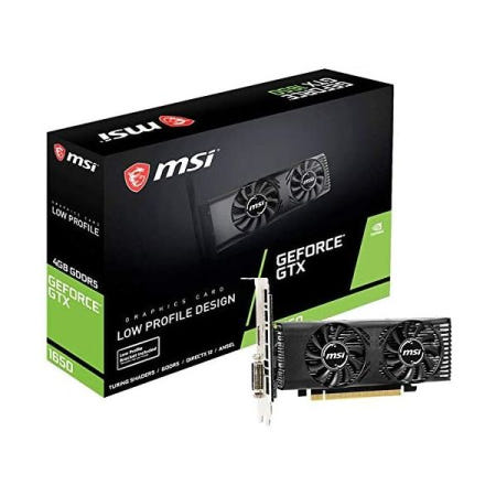 MSI [해외]MSI NVIDIA GeForce GTX 1650 4GT LP 4GB GDDR5 HDMI/DL-DVI-D PCI-Express 비디오 카드