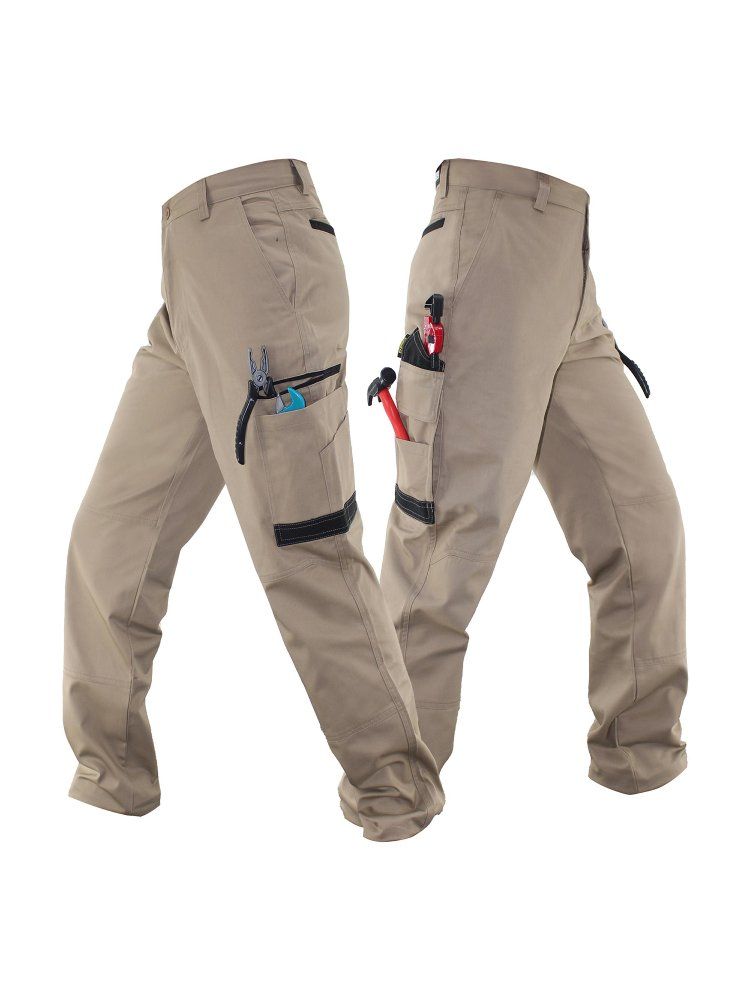 카고반바지 호주 여름작업복 스판 회사 사무실 작업복 비즐리 건빵 카키 반바지 TS-01 30 - 상세 이미지 2