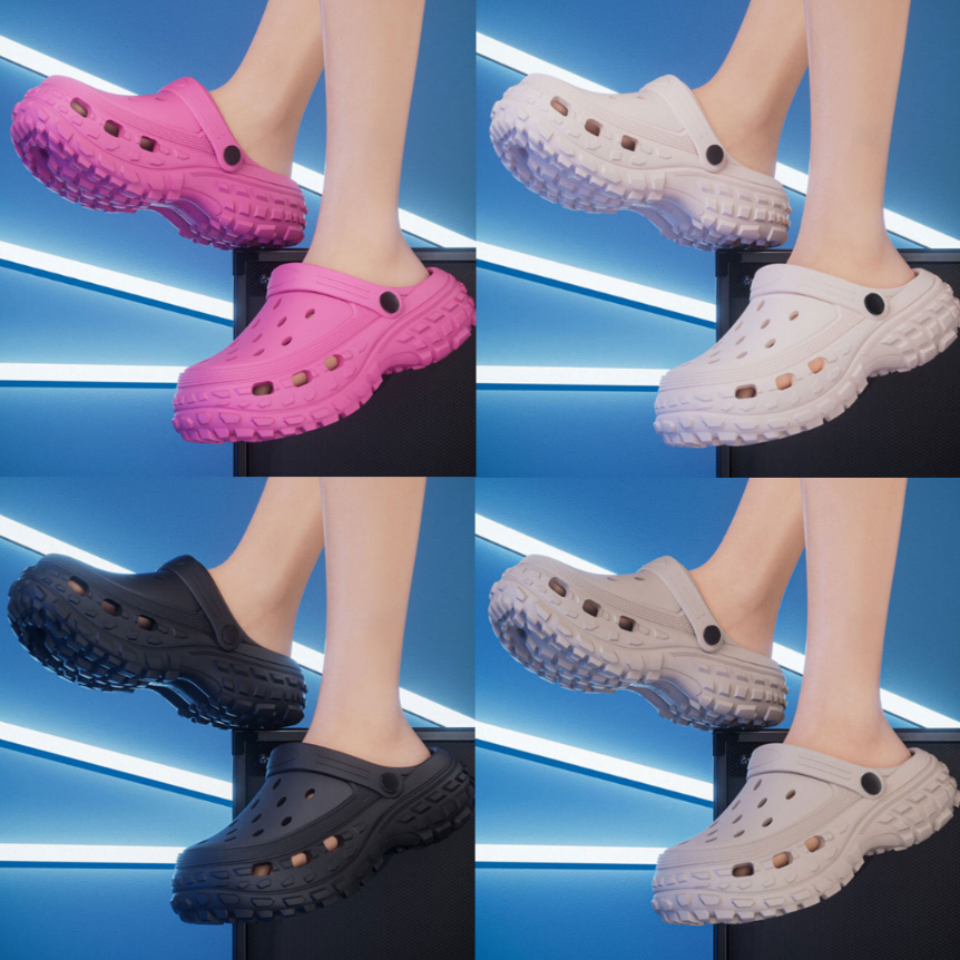 앞 막힌 슬리퍼 발 편한 키높이 슬리퍼 굽 높은 슬리퍼