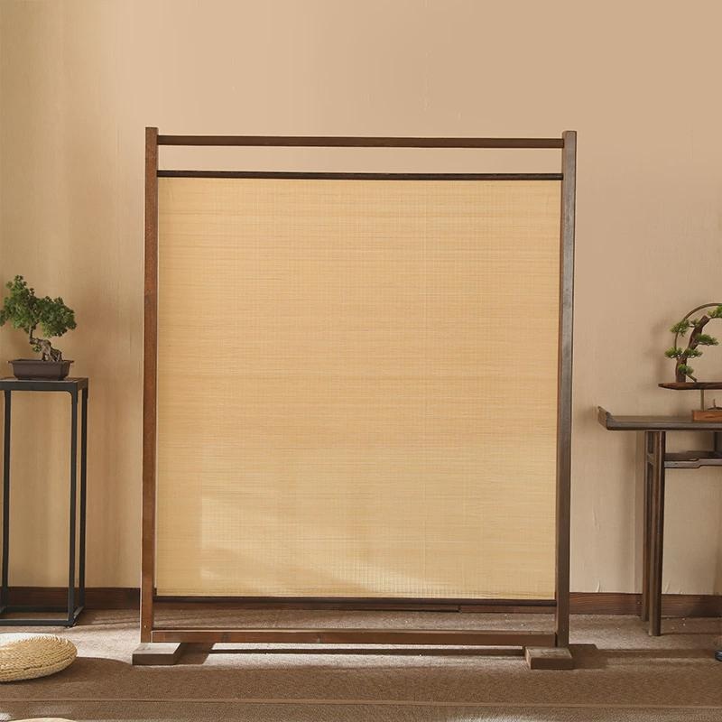 전통 파티션 스크린 한식집 병풍 찻집 가벽 인테리어 180x150cm 피아노 양면 집회 - 상세 이미지 3