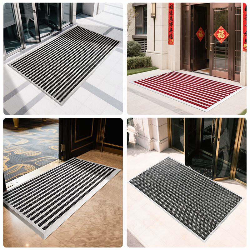 현관 신발털이 철매트 출입구 철망 발판 검정 알루미늄 합금 90x60cm