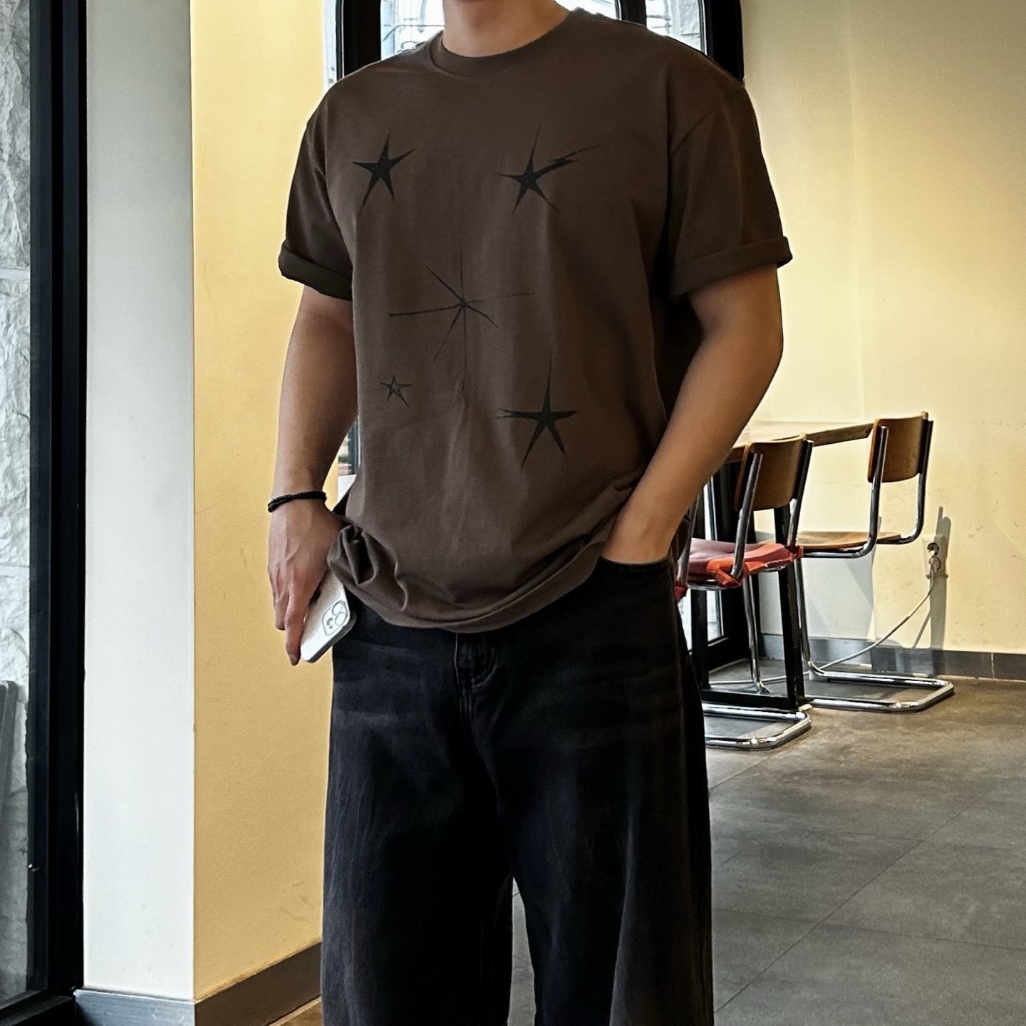 두꺼운반팔티 쿨티셔츠 10수반팔티 - 상세 이미지 2