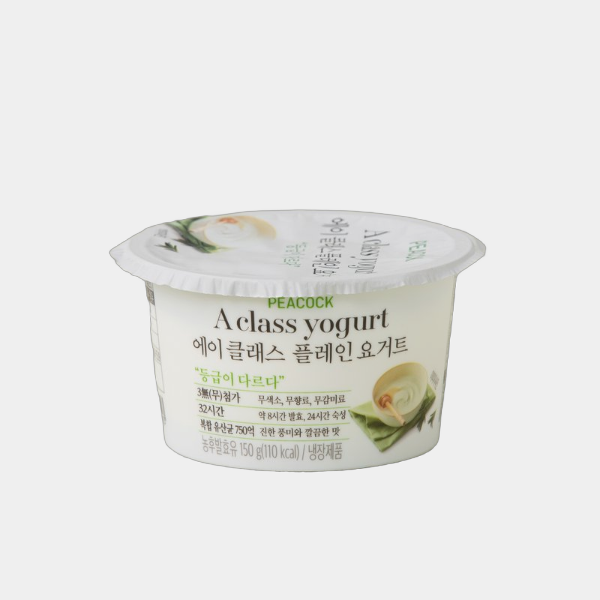 피코크 에이 클래스 플레인요거트 150g 8개 : 리안팜마켓