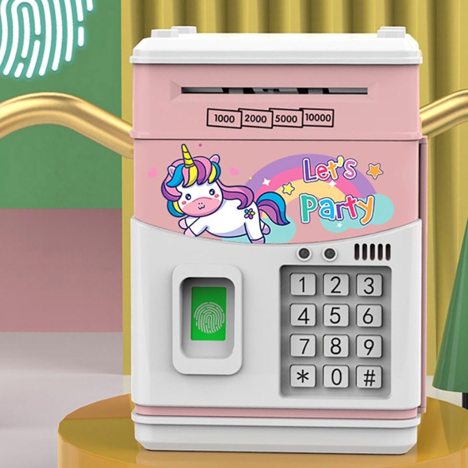 어린이 비밀 금고 장난감 재밌는 저금통 atm 어린이 미니 금고 - 상품 이미지