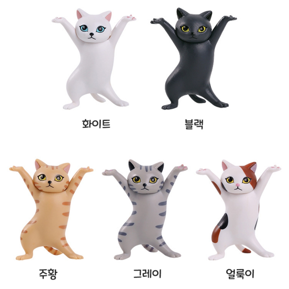 이어폰거치대 인테리어 만세 고양이 에어팟 거치대 - 상세 이미지 4
