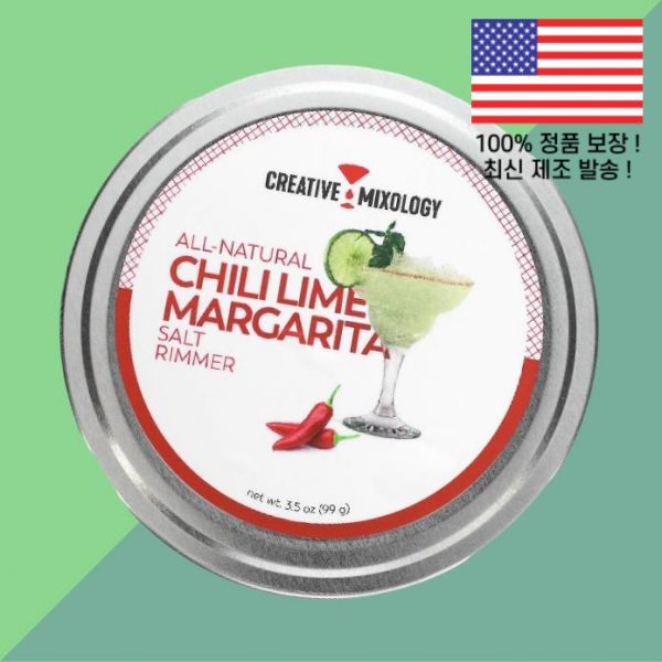 더 스파이스 랩 크리에이티브 믹솔로지 칠리 라임 마가리타 솔트 리머 3.5온스 99g The Spice Lab Creative Mixology Chili Lime... 