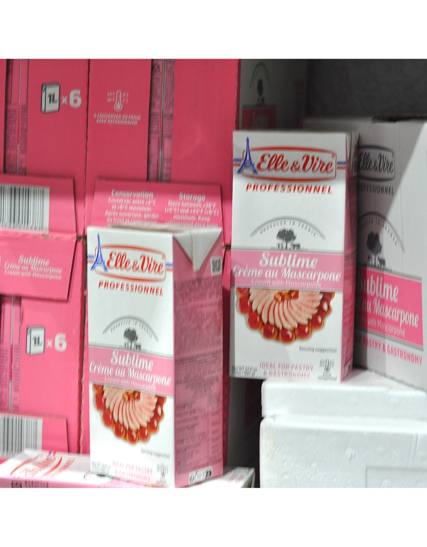 서브라임 1L(아이스박스 무료)마스카포네 30% 프랑스산 엘르앤비르 생크림 - 상품 이미지