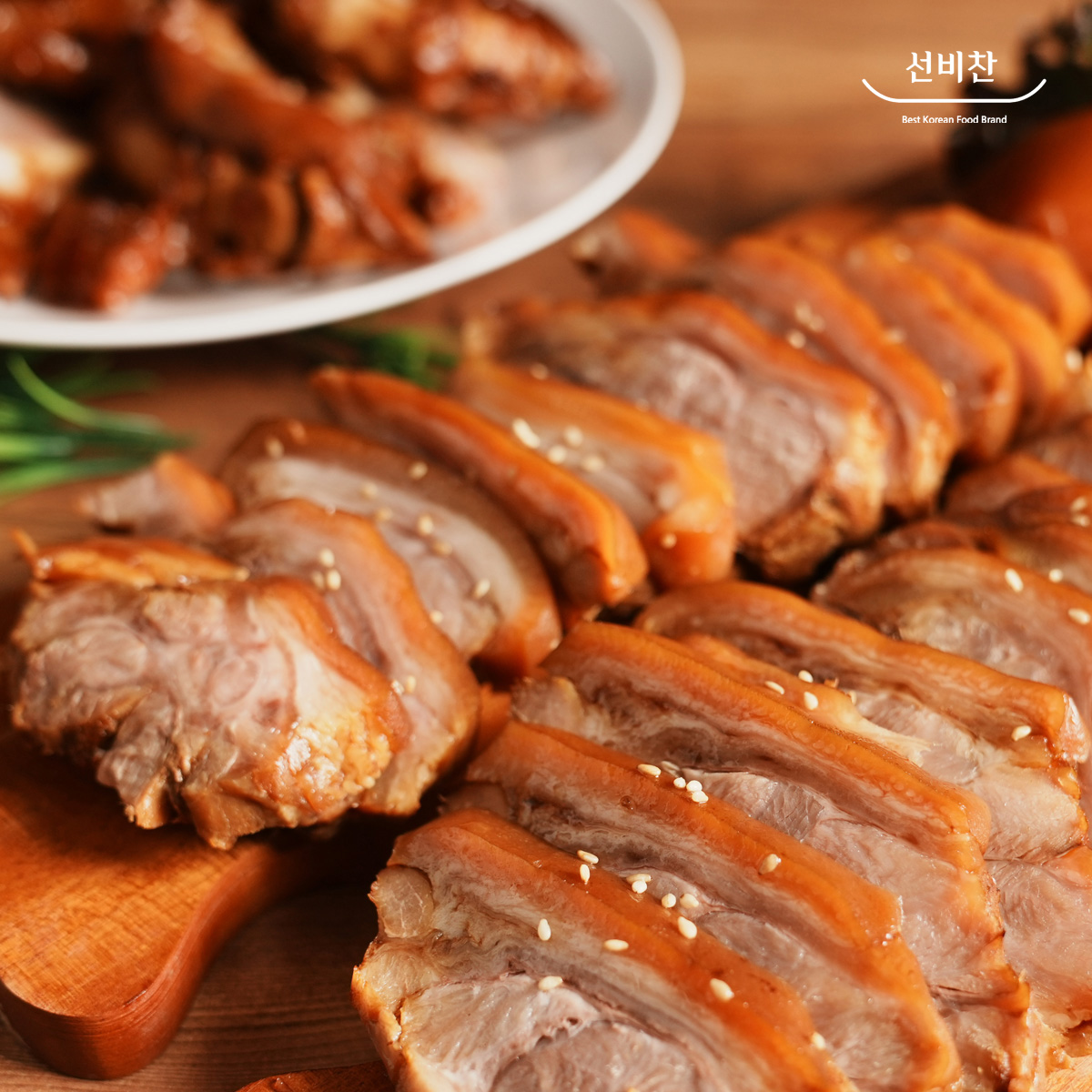 선비찬 무뼈 순살족발 300g 2팩+뼈있는 미니족발 300g 3봉(+새우젓3개세트)