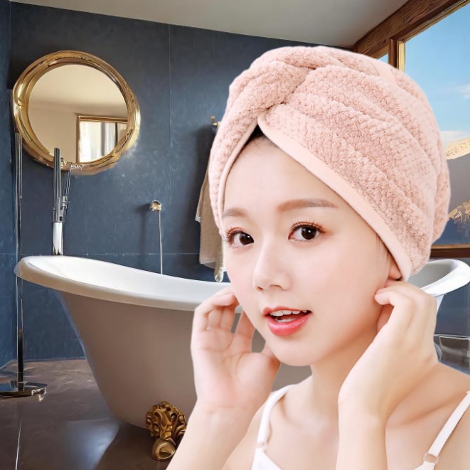 머리빨리마르는수건 드라이 머릿수건 머리말리는타올 - 상품 이미지