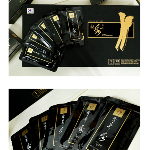 금흑정 구증구포 고려 흑삼액 100% 70ml 30포 1박스 프리미엄 감사 인사 선물 세트 - 상세 이미지 2