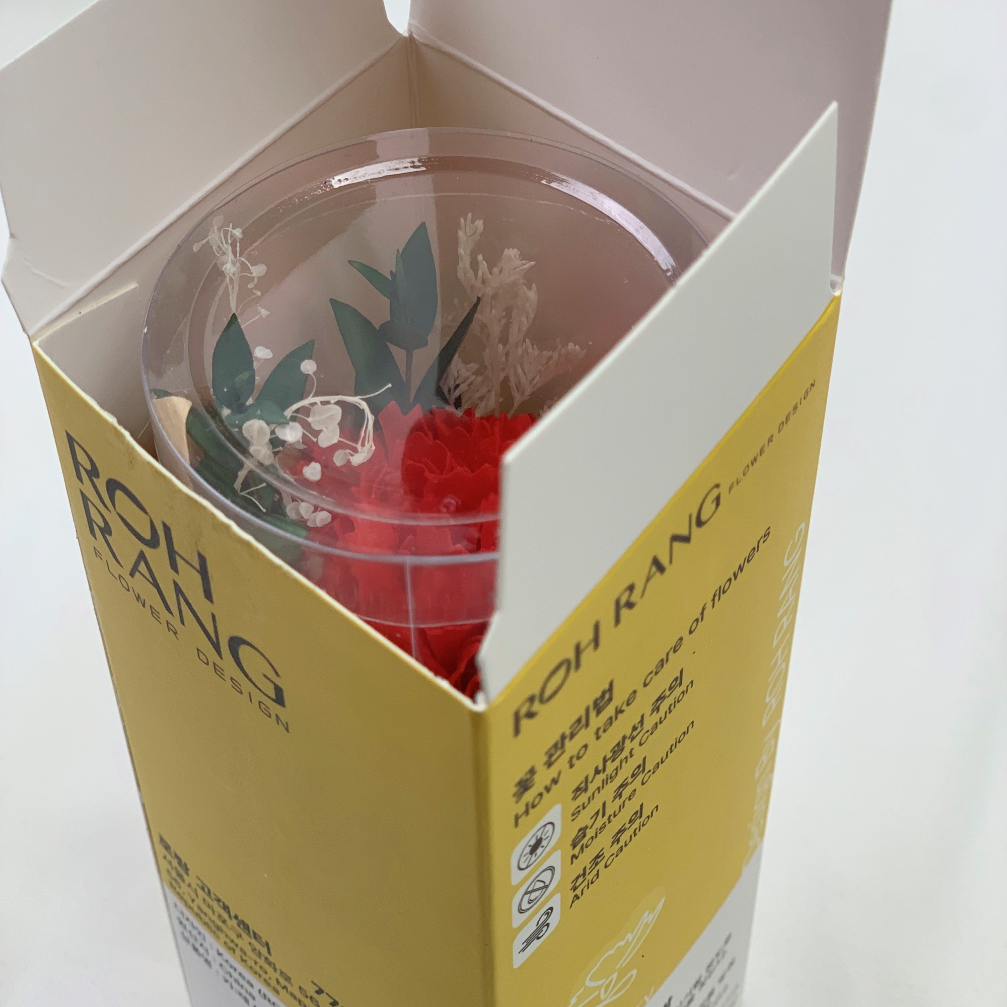 어버이날 카네이션 비누꽃 스승의날 한송이꽃 선물 카레 미니 꽃다발 이미지 3