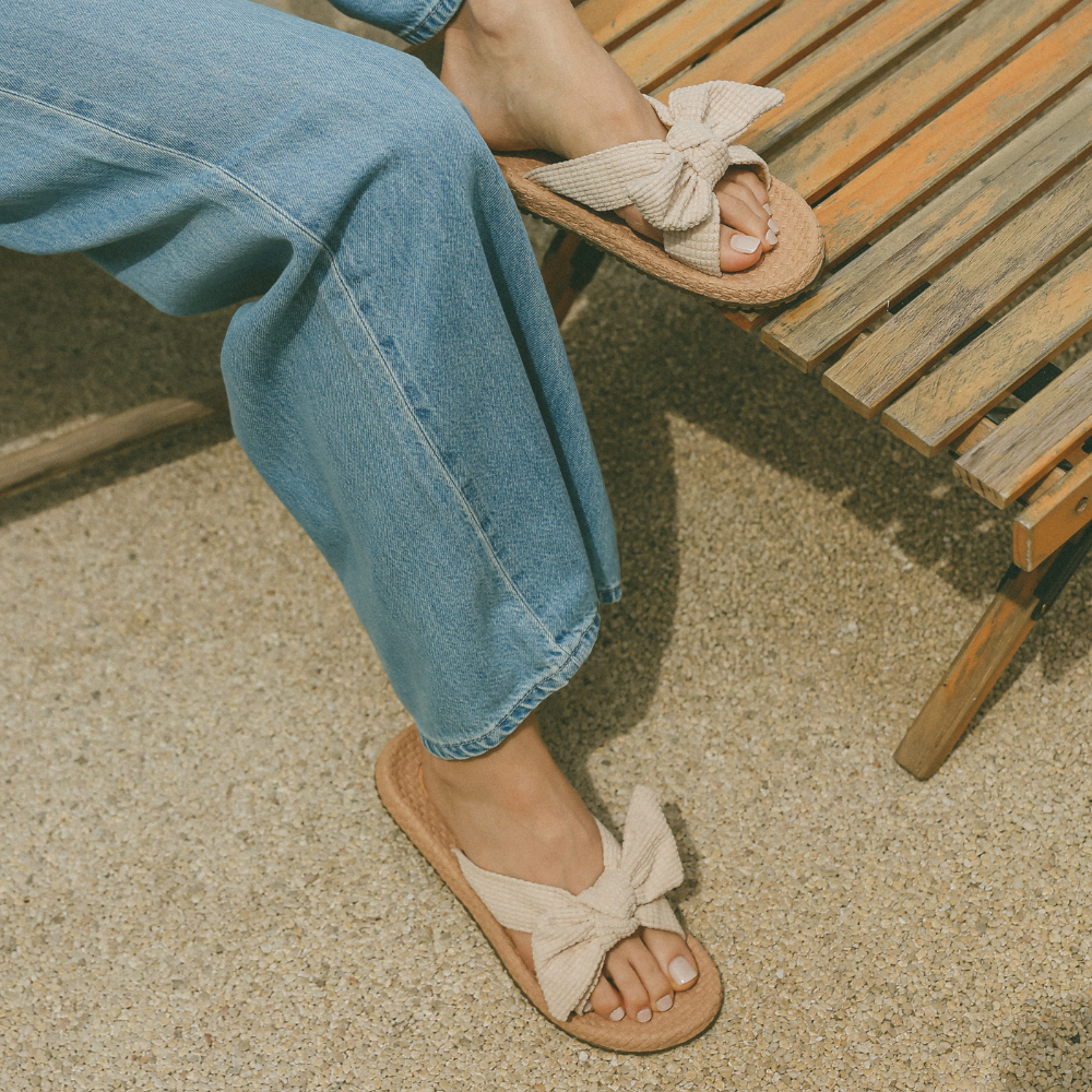 VPADA 브이파다 F69 CREAM 비치 바캉스 데일리 샌들