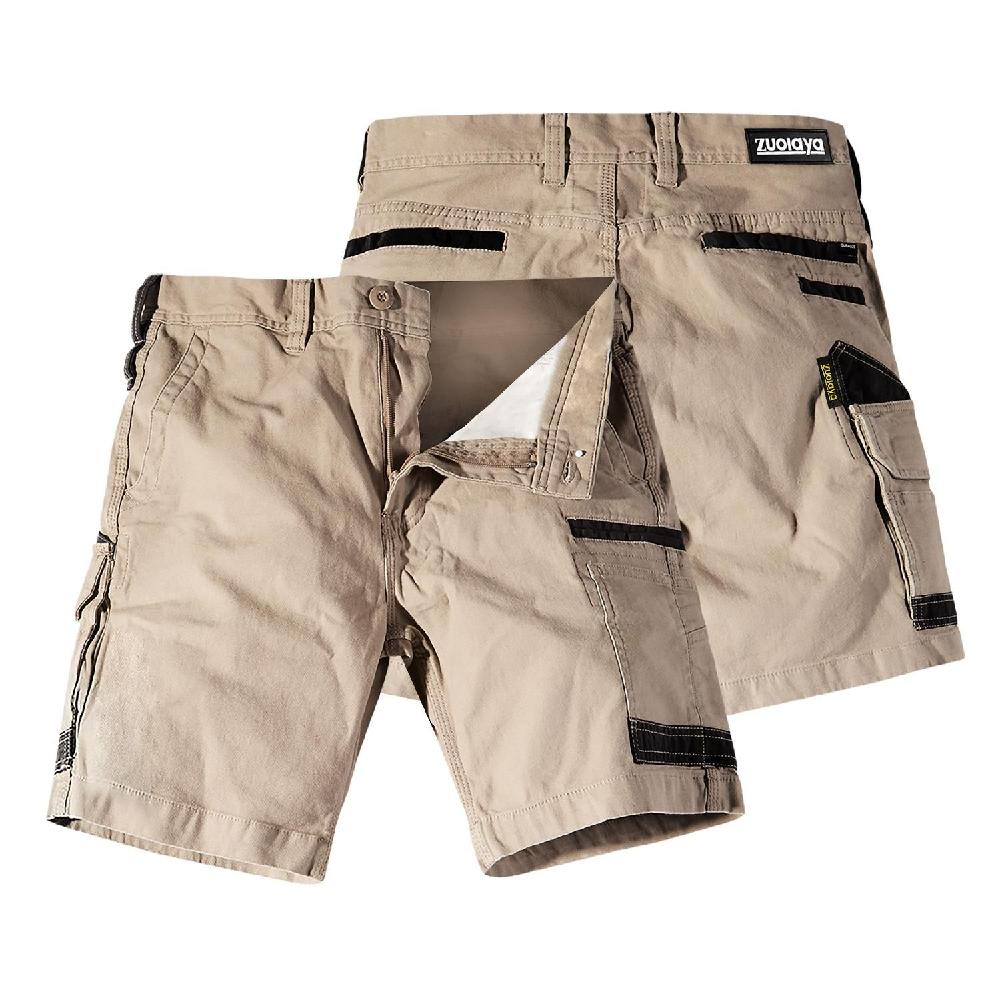 카고반바지 호주 여름작업복 스판 회사 사무실 작업복 비즐리 건빵 카키 반바지 TS-01 30