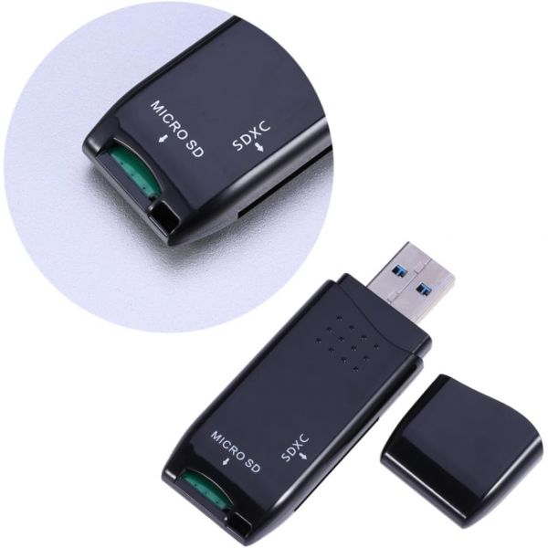 모바일 노트북 PC용 USB 3.0 마이크로어댑터 카드 리더 타입 c OTG 1 : 모드 리움