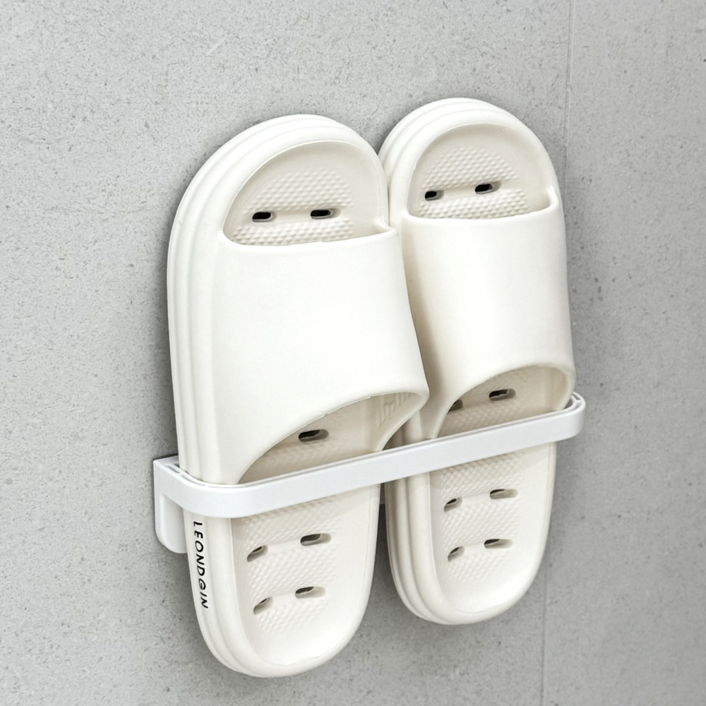 화이트 욕실화 걸이 실내화거치대 화장실 정리 거치 24cm - 상세 이미지 2