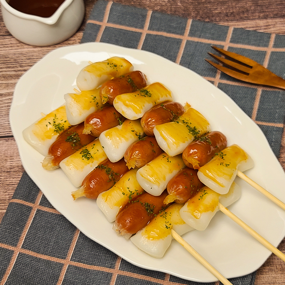 [1+1]임금님표 이천쌀 소떡소떡 총1.3kg 떡꼬치 쌀떡 캠핑간식 - 상세 이미지 5