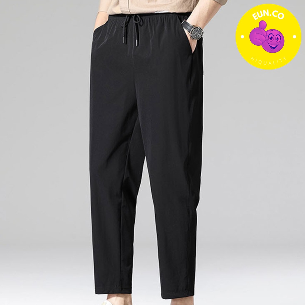 남성용 냉감바지 등산바지 링클프리 구겨지지않는 얇은 하이킹 팬츠 - 상품 이미지