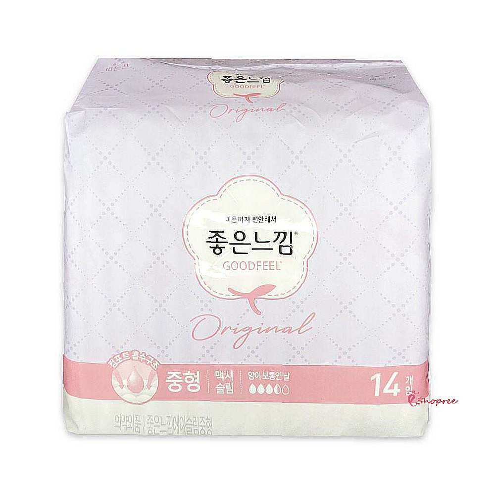 좋은느낌 중형 맥시슬림 14매 오리지널 에어핏efg503 : 샵팡C