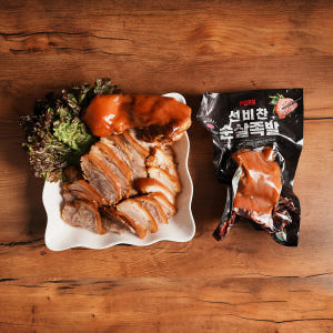 선비찬 무뼈 순살 족발 300g 캠핑 밀키트 술 안주 앞다리 족발 맛있게 먹은 솔직 후기 - 상품 이미지 2